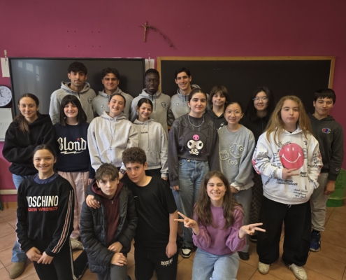I biancorossi conquistano i cuori degli studenti