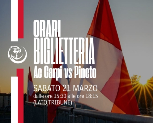 Biglietti in vendita per Carpi-Pineto al Cabassi