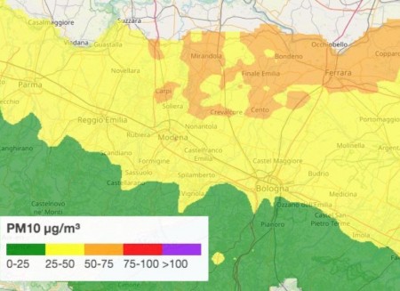 Carpi si ferma: due giorni di "bollino rosso" contro lo smog