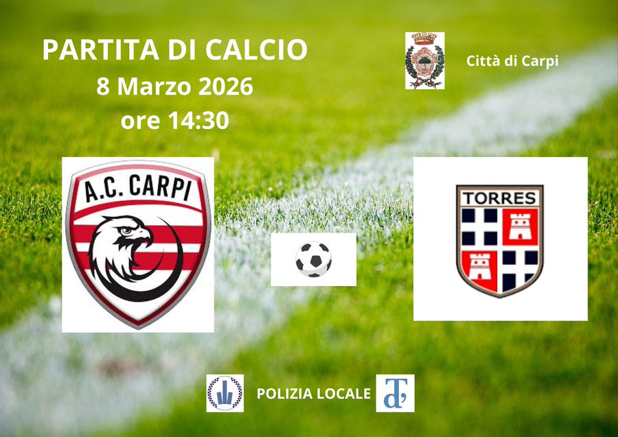 Carpi-Torres: modifiche alla viabilità per il match di domenica