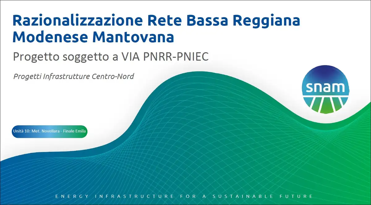 Snam modernizza la rete gas: 117 km di nuovi condotti