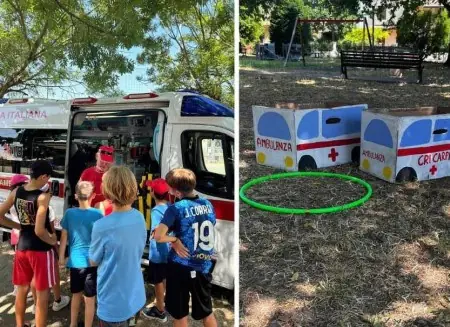 I bambini di Carpi imparano la solidarietà giocando: la Croce Rossa porta i suoi valori nei campi estivi delle Terre d'Argine