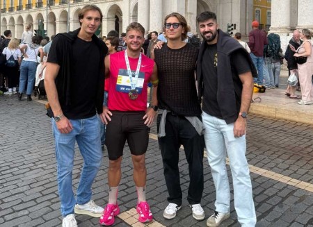 Da Carpi a Lisbona, passione che corre forte sotto la pioggia