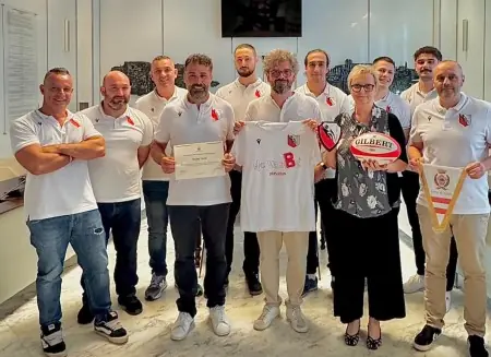 Dai campi di Serie C al Municipio: i Falchi del rugby portano in alto Carpi