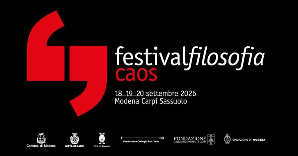 Il Caos come Cura: Carpi e il Festival della Filosofia Guardano al 2026