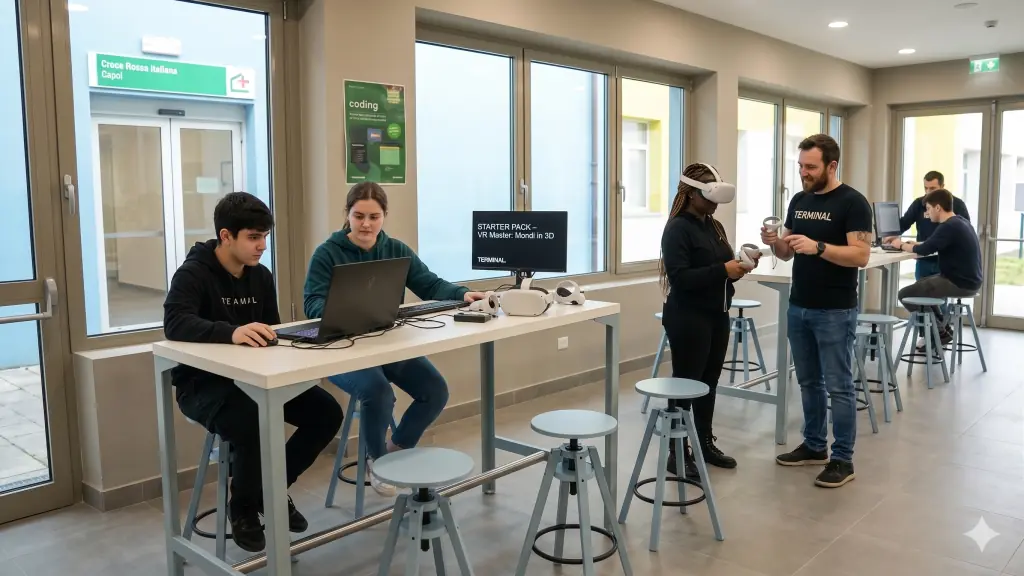 A Carpi si costruiscono mondi virtuali: giovedì al Terminal si entra nel futuro con visori e coding a blocchi