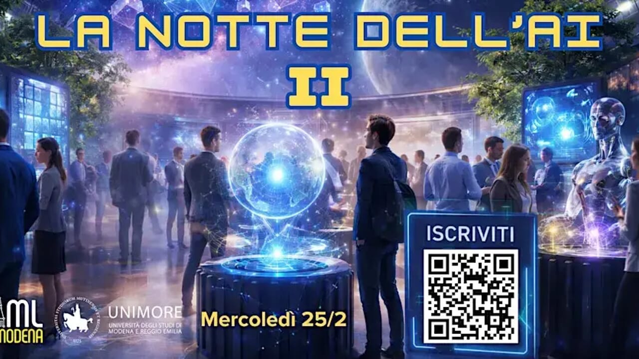 L'AI incontra le stelle: a Modena l'aperitivo del futuro