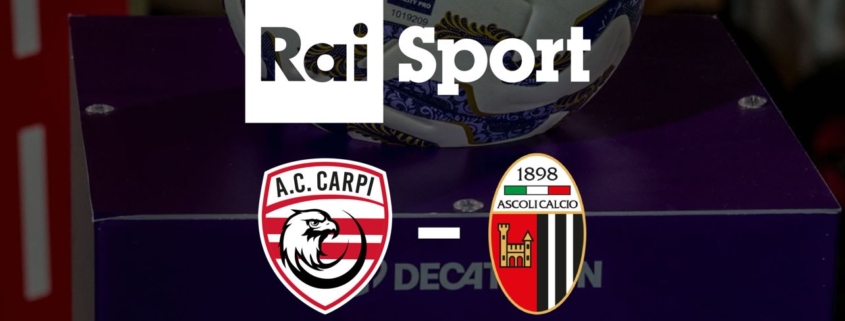 Le telecamere RAI puntano sul Cabassi: Carpi-Ascoli in chiaro