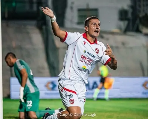 Morosini, il numero 300 vale doppio: il Carpi applaude il suo gioiello