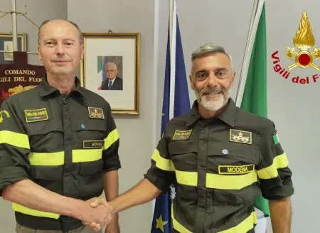 Arriva da Pescara il nuovo comandante dei pompieri modenesi: una carriera costruita tra valanghe, terremoti e tragedie nazionali