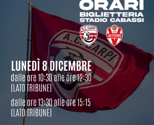 Lunedì di Serie C: il Cabassi riapre i battenti per il Vis Pesaro