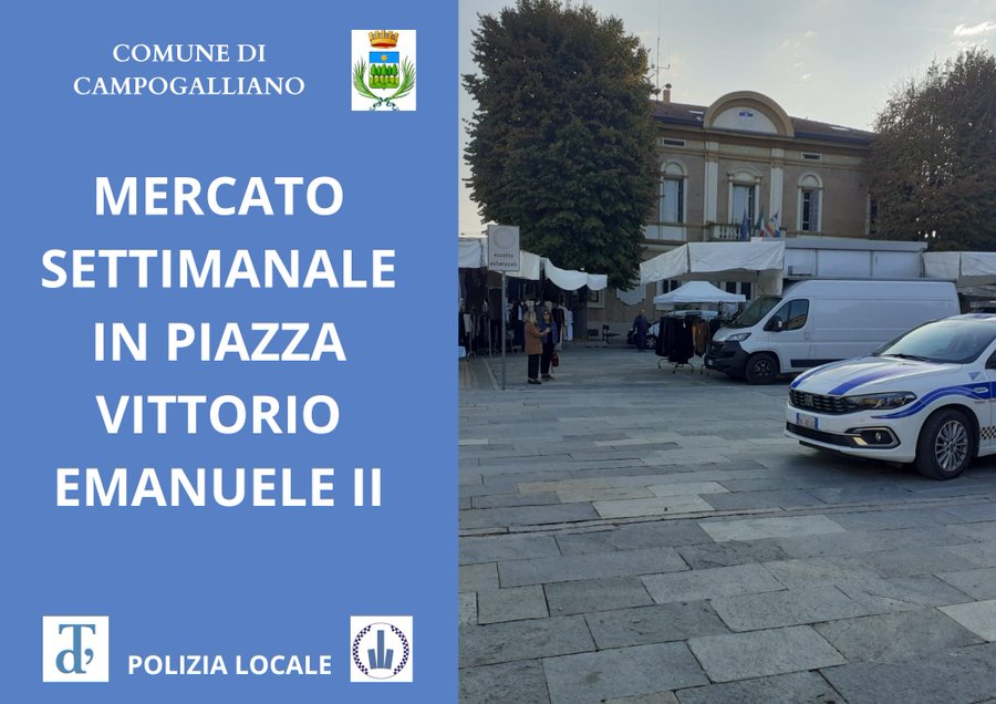 Mercato regolare a Campogalliano nonostante la pioggia
