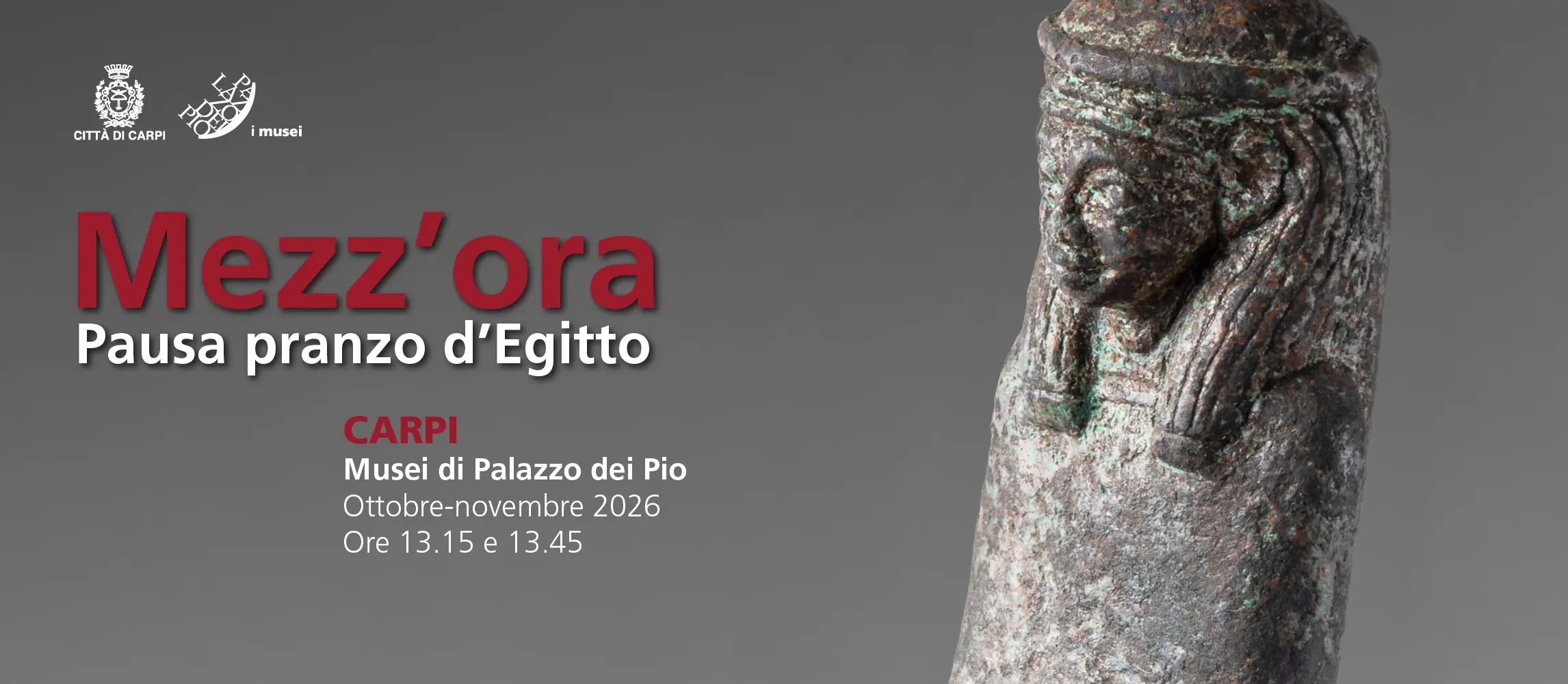 Mezz'ora al museo con le suole di mummia: la pausa pranzo più insolita di Carpi