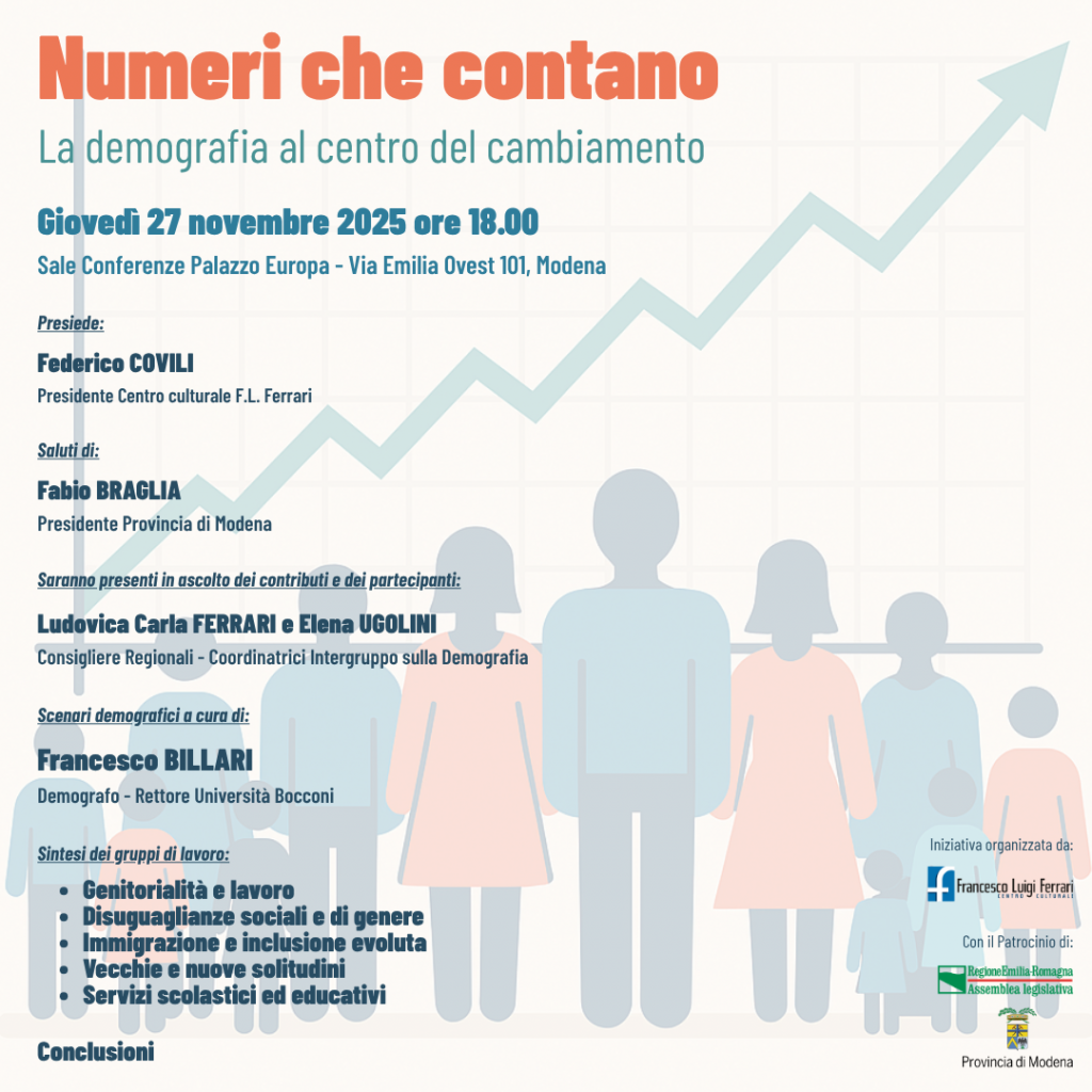 Quando i numeri raccontano il futuro: a Modena si parla del domani che ci aspetta
