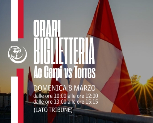 Sfida al "Cabassi": il Carpi accoglie la Torres