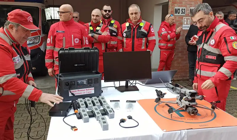 La Croce Rossa di Carpi si rinnova: nuova ambulanza e tecnologie all'avanguardia