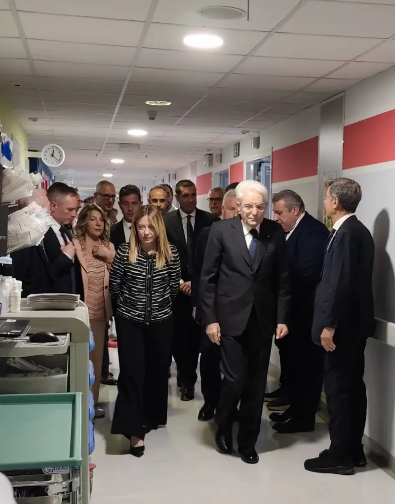 Mattarella e Meloni a Baggiovara: lo Stato si stringe attorno alle vittime di Modena