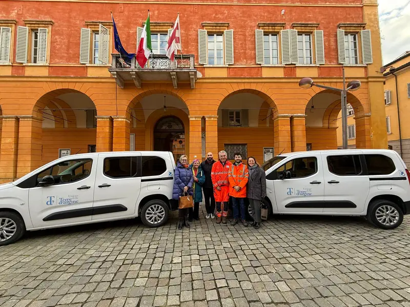 Due nuovi pulmini per il trasporto sociale: l'Unione Terre d'Argine investe 100mila euro