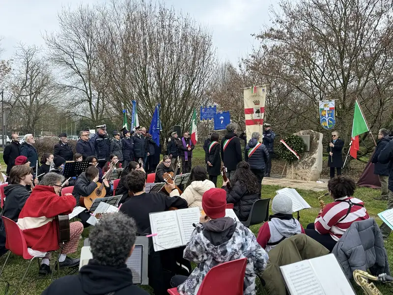 Carpi commemora il Giorno del Ricordo con la deposizione della corona al parco Martiri delle Foibe