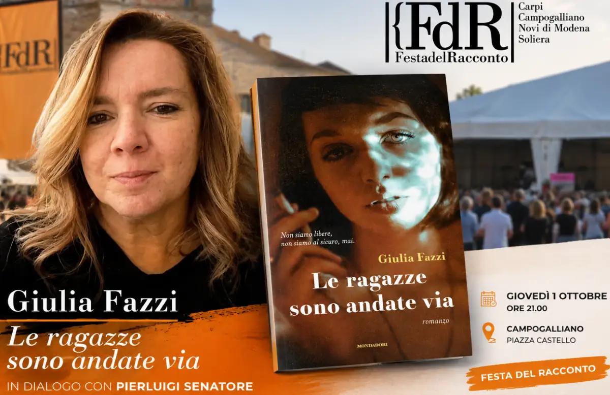 Le ragazze che eravamo: Giulia Fazzi in Piazza Castello a Campogalliano