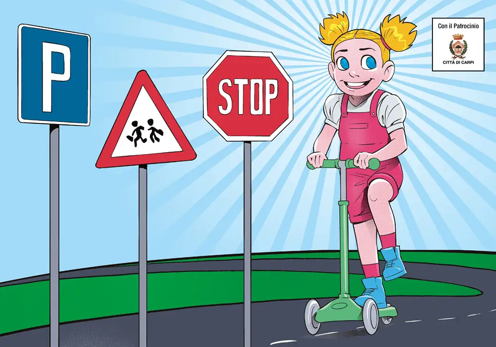Al Borgogioioso arriva la mini scuola guida per bambini: domenica 7 giugno la Polizia Locale insegna le regole della strada
