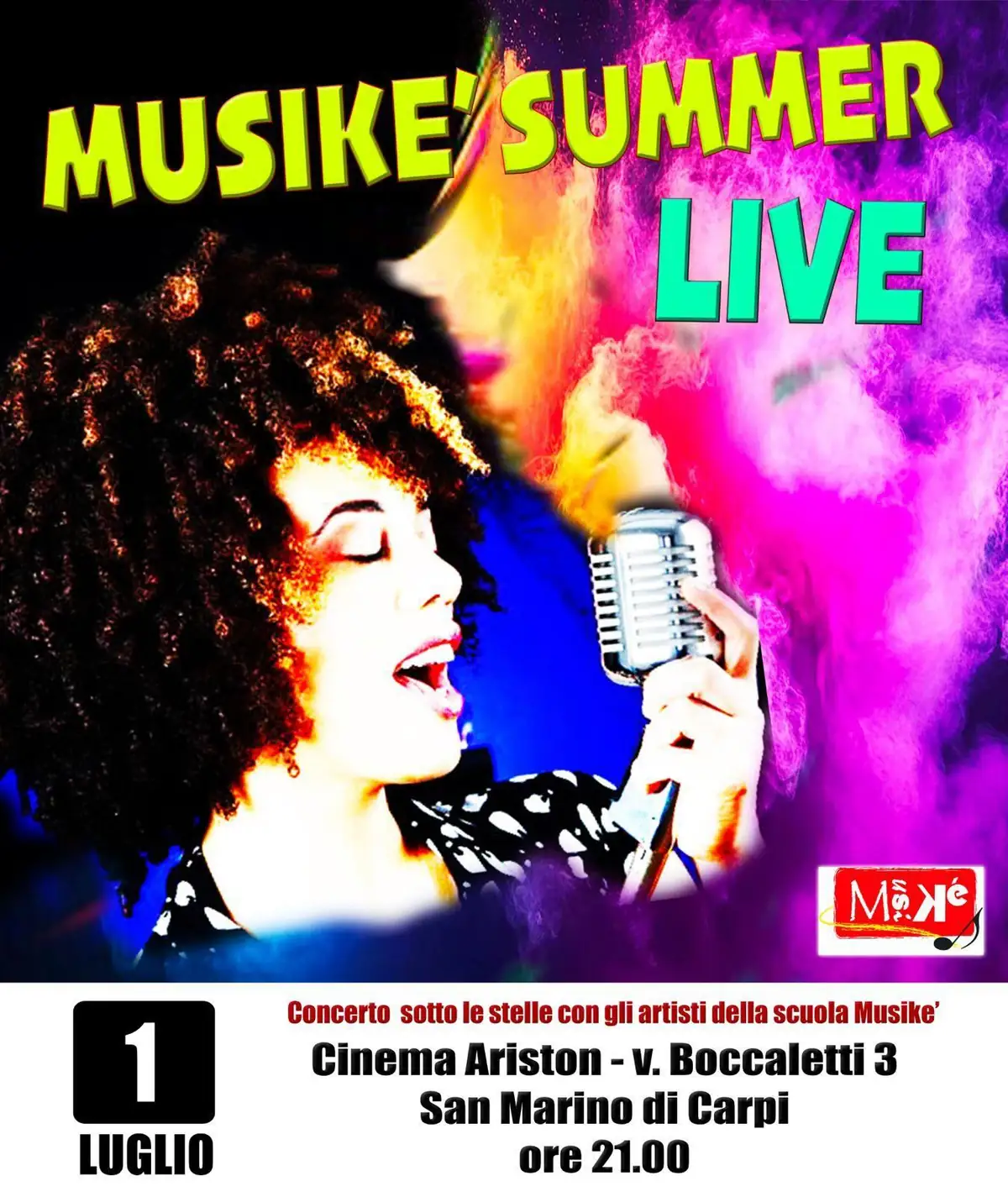 Sotto le stelle di San Marino di Carpi, la musica di Musiké scalda l'estate delle frazioni
