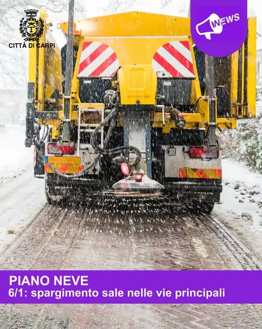 Emergenza ghiaccio a Carpi: attivato lo spargimento di sale sulle strade principali