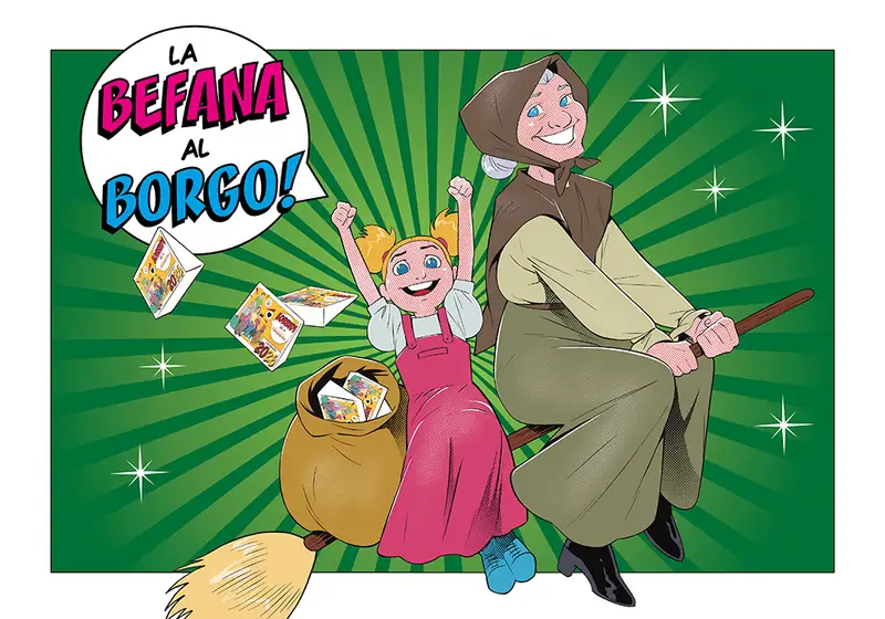 Il Borgogioioso celebra l'Epifania con Befana e Spazzacamino: festa per tutta la famiglia