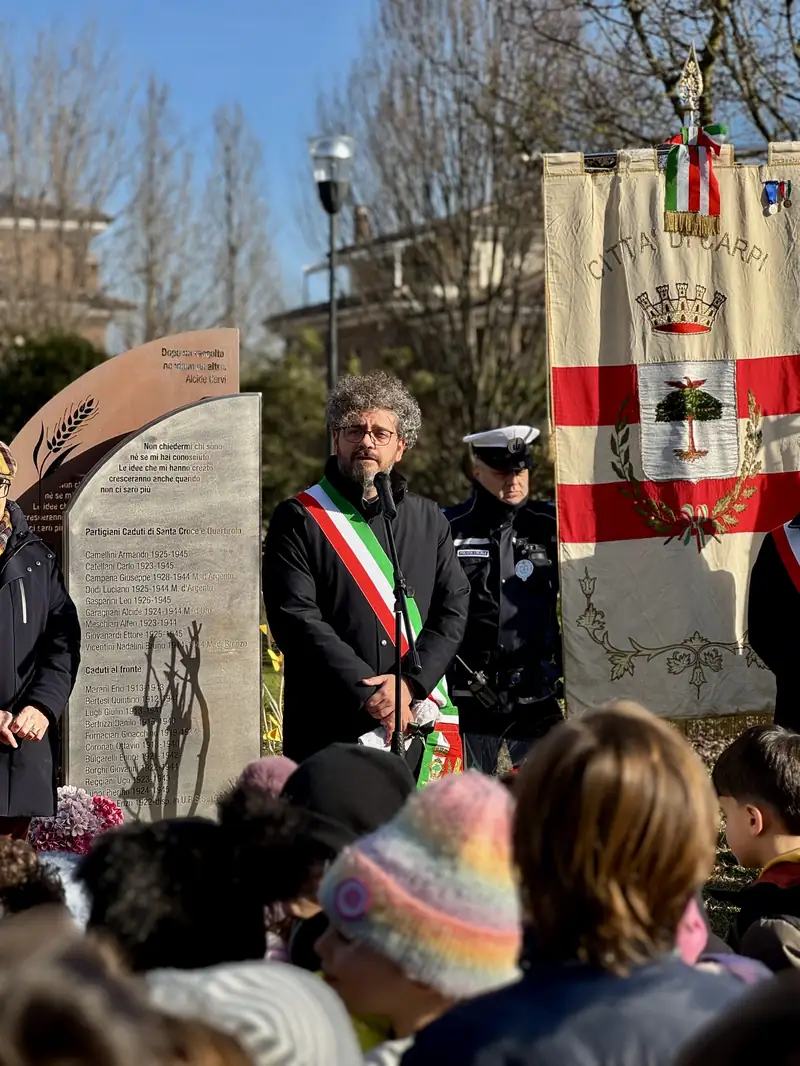 Carpi: la commemorazione dell'eccidio della curva di Cattania